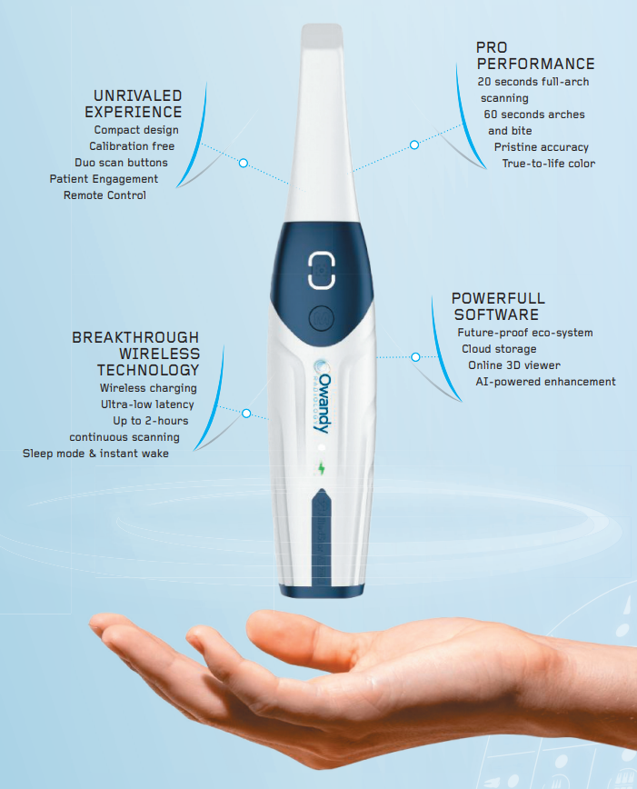 Owandy IOS Intraoral Scanner Wired
