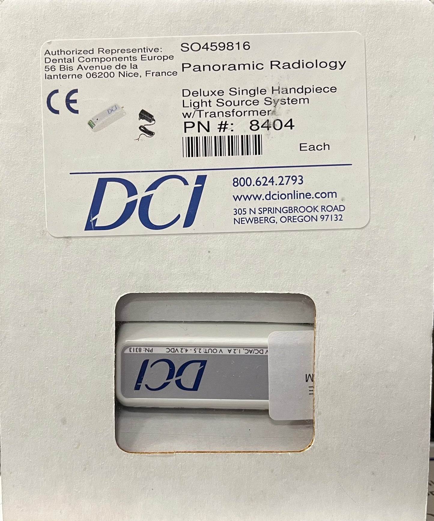 DCI Deluxe Single Handpiece Light Source System