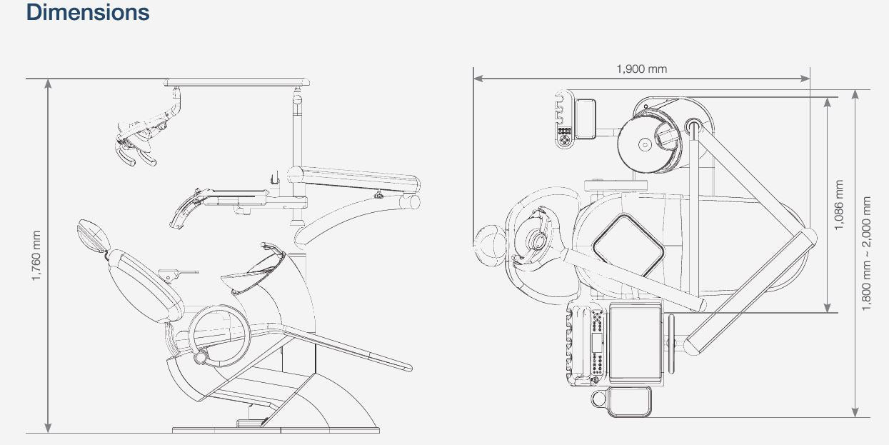 Osstem K3 dental chair