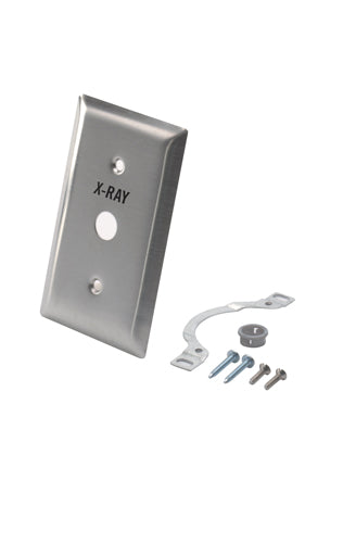 DCI X-Ray Exposure Switch Mounting Plate, Stainless Steel